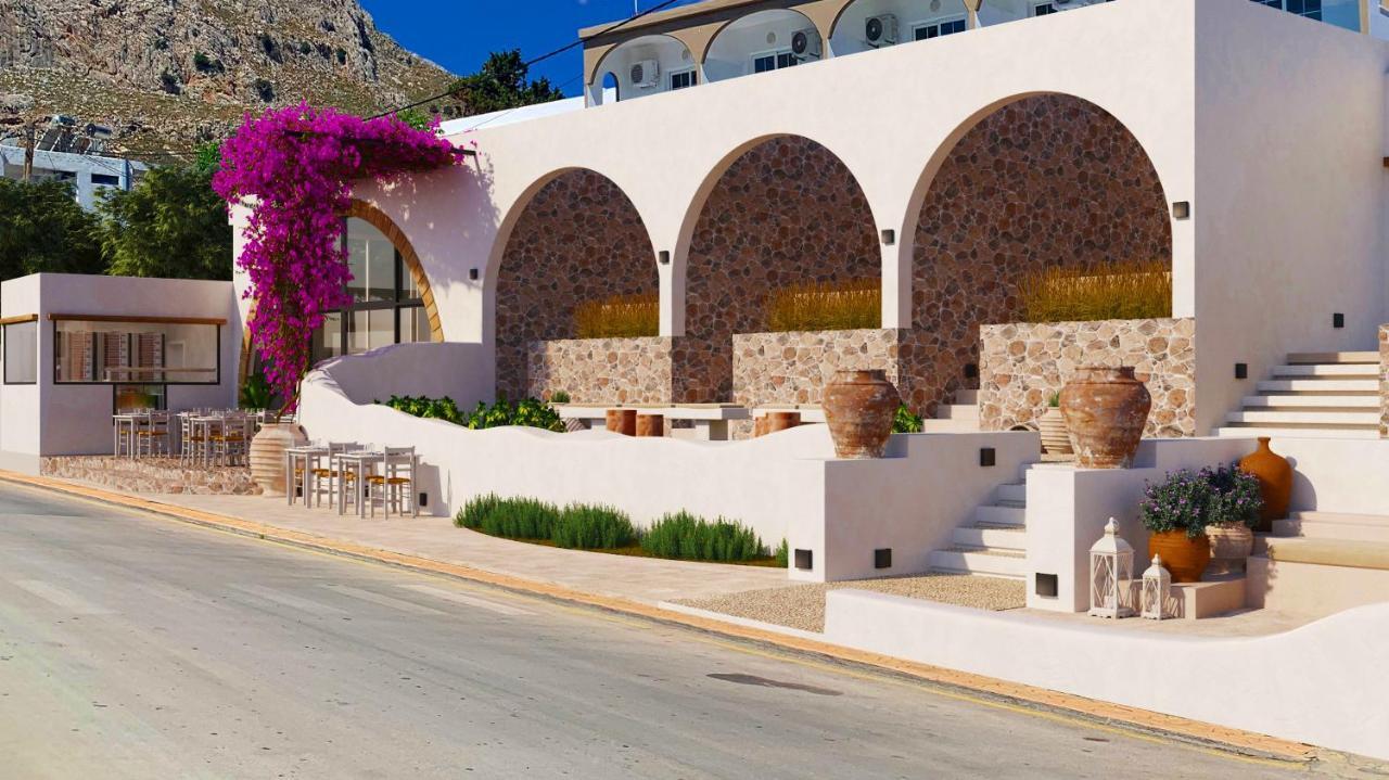 Delfini Beach Hotel & Suites Archangelos  Exterior foto